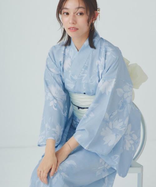浴衣ワンピース3419 Pierrot 浴衣 ワンピース浴衣セット レディース : ZOZOTOWN