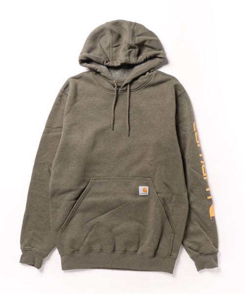 「Carhartt」 プルオーバーパーカー SMALL オリーブ レディース