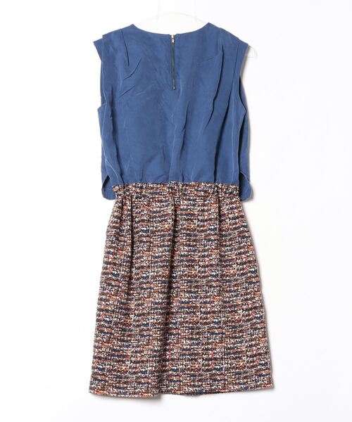 「actuel」 ドッキングワンピース 2 ブルー レディース_画像2