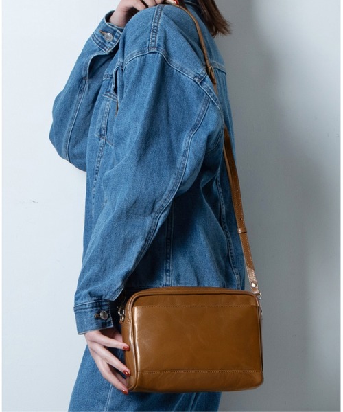 バッファローボブス　本革ミニショルダーバック MARKY(マーキ)レザー バゲットバッグ BUFFALO BOBS バッファローボブズ