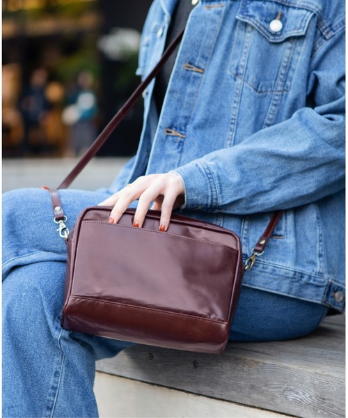 ショルダーバッグ バッグ コンパクト Minore バッファローレザー