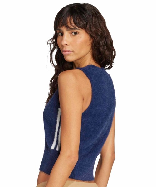 【新品タグ付】ADIDAS ウェア アディダス W FLUFFY VEST adidas（アディダス） ベスト ジレ フラッフィー ニットベスト