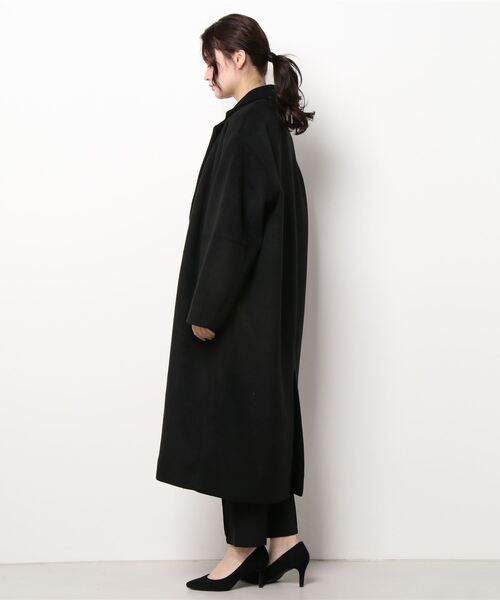 「Ungrid」 チェスターコート MEDIUM ブラック レディース_画像3