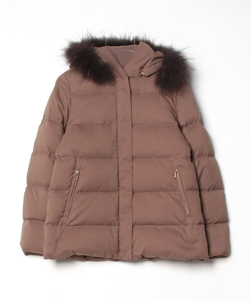 美品B:MING by BEAMS ベージュダウンジャケット B：MING by BEAMS（ビーミング by ビームス） ダウンジャケット MEDIUM