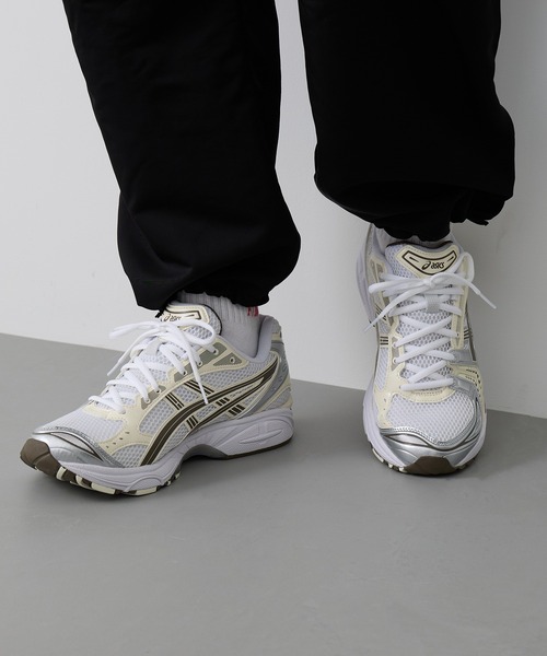 【限定500足】ASICSFIS04N 0194 本革安全靴 ホワイト×ゴールド ASICS（アシックス） スニーカー 「ASICS」GEL-KAYANO 14 メンズ