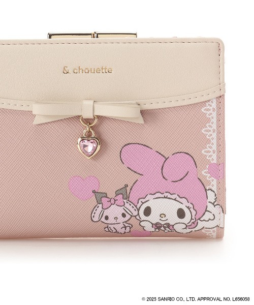 新品♡&chouette アンドシュエット マイメロディ 折り財布 二つ折り財布 & chouette（アンドシュエット） 財布 「マイメロディ」＆「クロミ