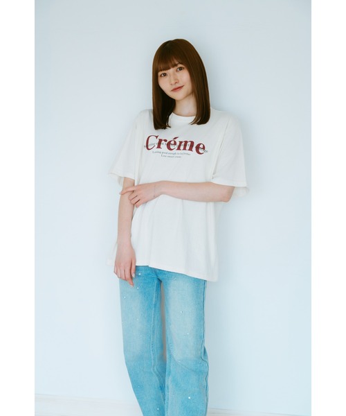 tシャツ ロゴ オーバーサイズ半袖Tシャツ レディース