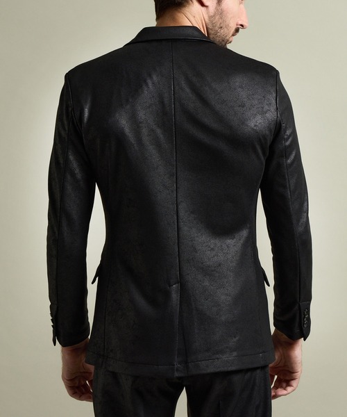 HIDEAWAYS NICOLE ラムレザー パッチワークジャケット Amazon | ハイダウェイ HIDEWAYS BLACK by NICOLE レザージャケット