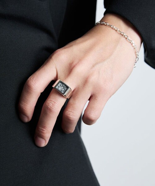 指輪・リング XOLO SignetRing with  Purple Flower 楽天市場】XOLO(ショロ) Signet Ring with Teal Flower