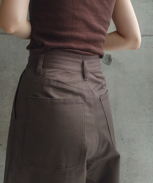 チノっち マルチサイズ チノパン ZOZOMARKET by RIKA-ワイドエッグチノパンツ