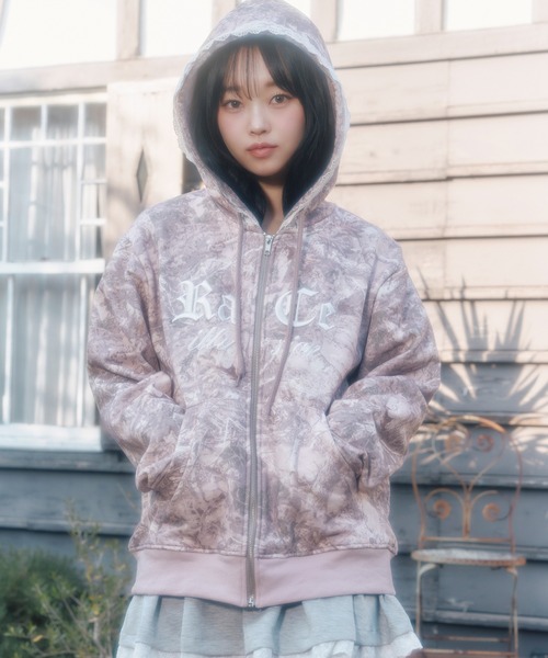 FCMM 「FCMM」 ジップアップパーカー MEDIUM ピンク レディース