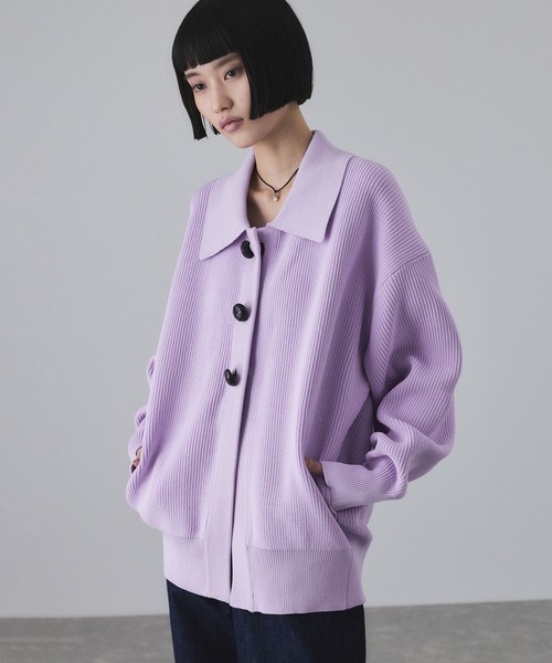 【新品】アダム エ ロペ リラックスカーディガン ADAM ET ROPÉ FEMME(アダム エ ロペ ファム) / 【サステナブル