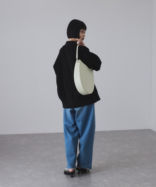 ADAM ET ROPE'（アダムエロペ） カーディガン 「サステナブル」ポロ