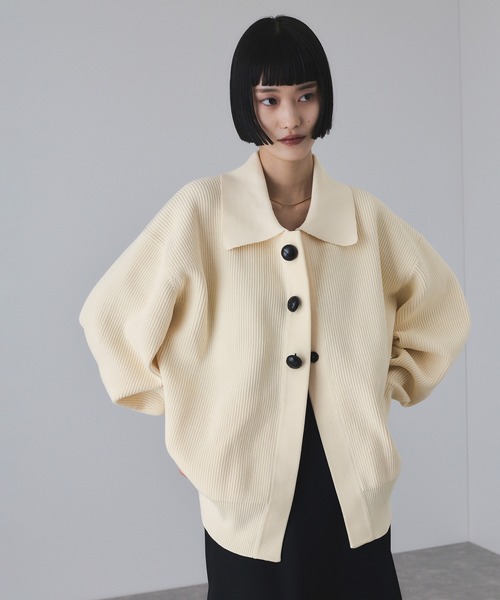 【新品】アダム エ ロペ リラックスカーディガン ADAM ET ROPÉ FEMME(アダム エ ロペ ファム) / 【サステナブル