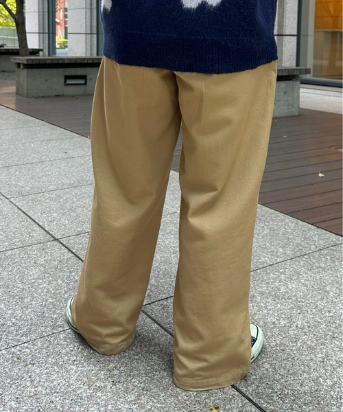 「kutir」 チノパンツ SMALL カーキ レディース
