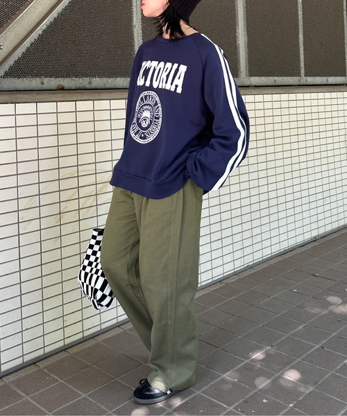 「kutir」 チノパンツ SMALL カーキ レディース