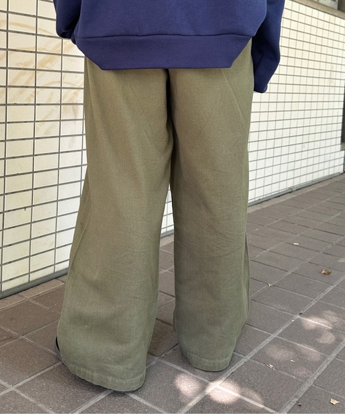 「kutir」 チノパンツ SMALL カーキ レディース