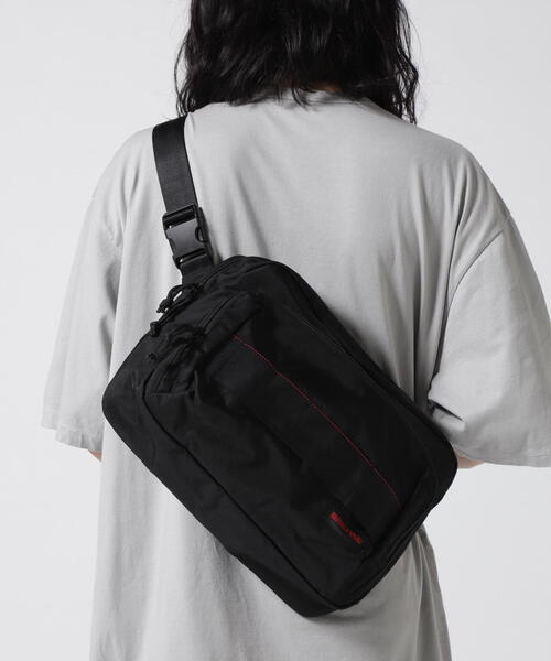 BRIEFING ブラック ショルダーバッグ　美品 BRIEFING 「BRIEFING」 ショルダーバッグ F ブラック メンズ