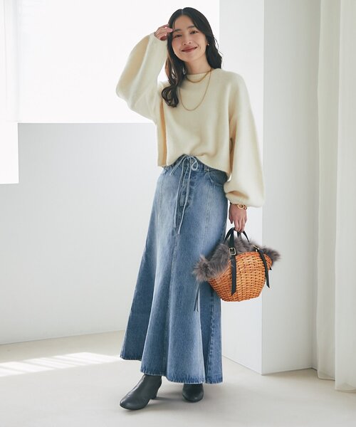 美品 24AW La boutique BonBon ラブティックボンボン ヘアリーウール 前後2WAYカーディガン サイズF ピンク レディース 古着 中古 USED La boutique Bonbon（ラブティックボンボン） 美品 24AW La boutique