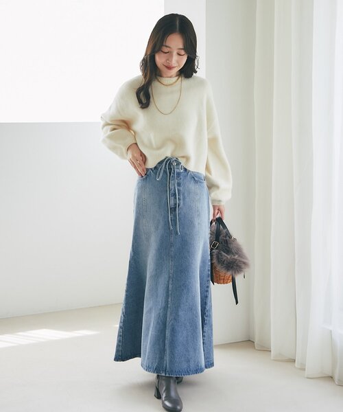 La boutique BonBon 前後2WAYカーディガン La boutique BonBon（ラブティックボンボン）の「【着回し力抜群