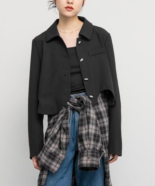 KBF（ケービーエフ） コート アウター ヘムカットジャケット