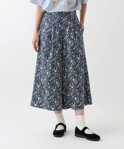 極美品 25SS TOUJOURS リバティプリント ロングスカート 日本製 極美品