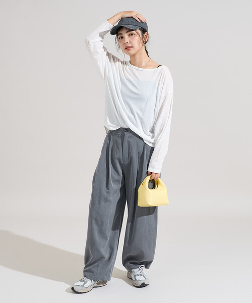FREAK'S STORE（フリークスストア） ヘンリーネック tシャツ ルーズ