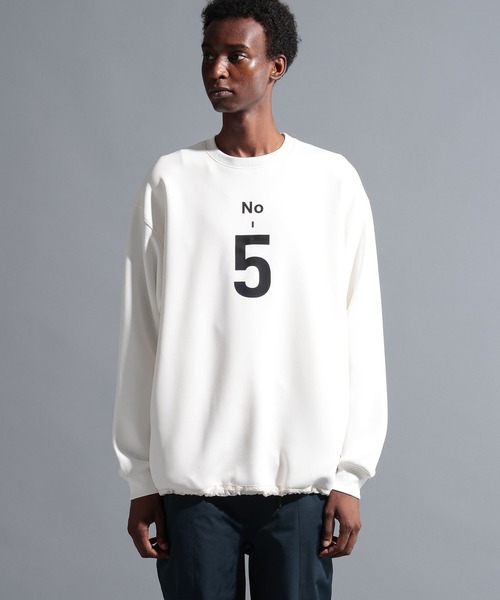 NUMERALS（ヌメラルズ） tシャツ 「NUMERALS」ダンボールクルーネック