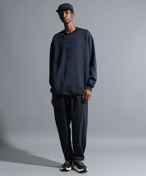 NUMERALS（ヌメラルズ） tシャツ 「NUMERALS」ダンボールクルーネック