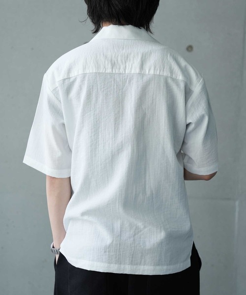 「UNION STATION」 半袖シャツ L オフホワイト メンズ_画像7