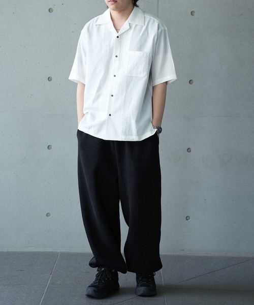 「UNION STATION」 半袖シャツ L オフホワイト メンズ_画像9