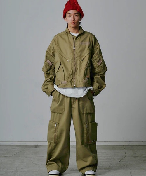 ブルゾン アウター FACETASM/ファセッタズム×Dickies/ディッキーズ FLIGHT JACKET フライトジャケット メンズ レディースの画像