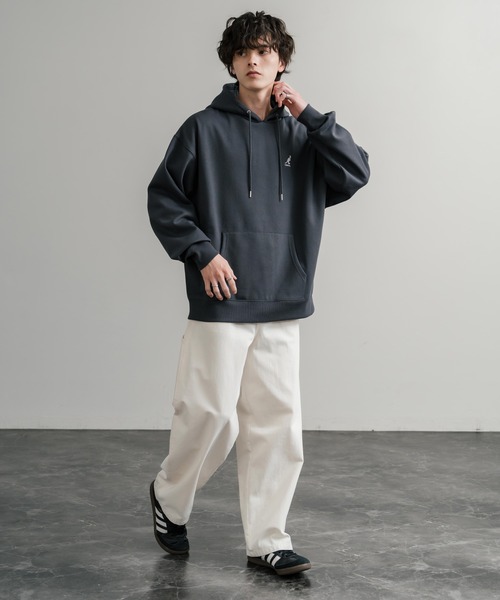 KANGOL（カンゴール） パーカー 別注コラボオーバーサイズ裏起毛ロゴ
