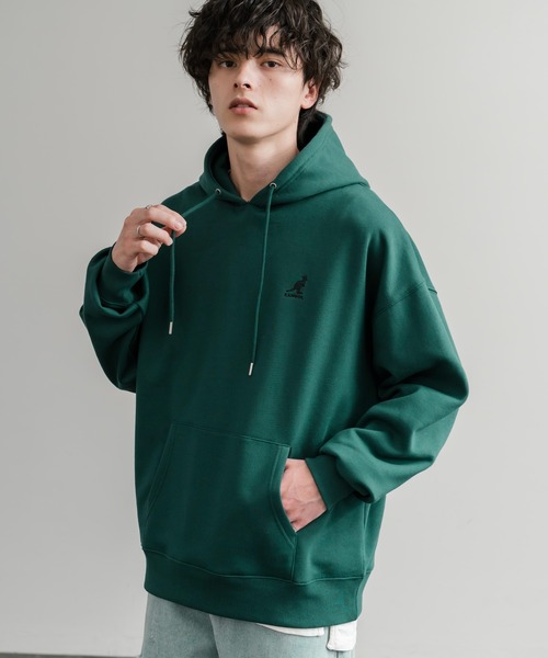 KANGOL（カンゴール） パーカー 別注コラボオーバーサイズ裏起毛ロゴ