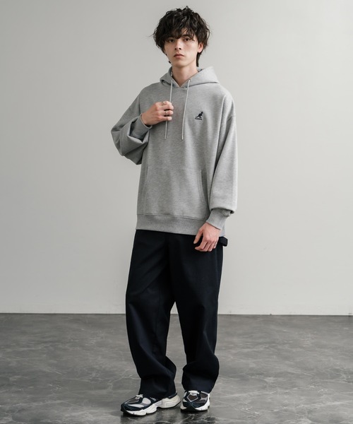 KANGOL（カンゴール） パーカー 別注コラボオーバーサイズ裏起毛ロゴ