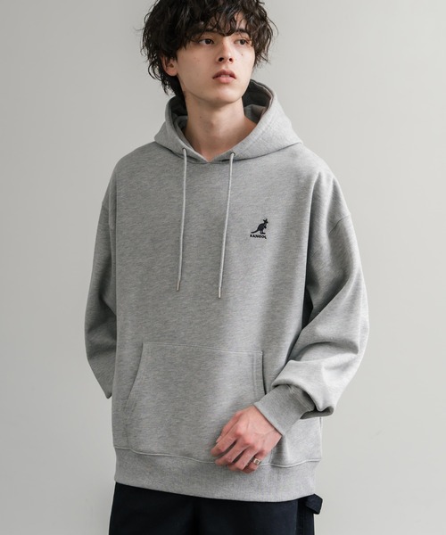 KANGOL（カンゴール） パーカー 別注コラボオーバーサイズ裏起毛ロゴ