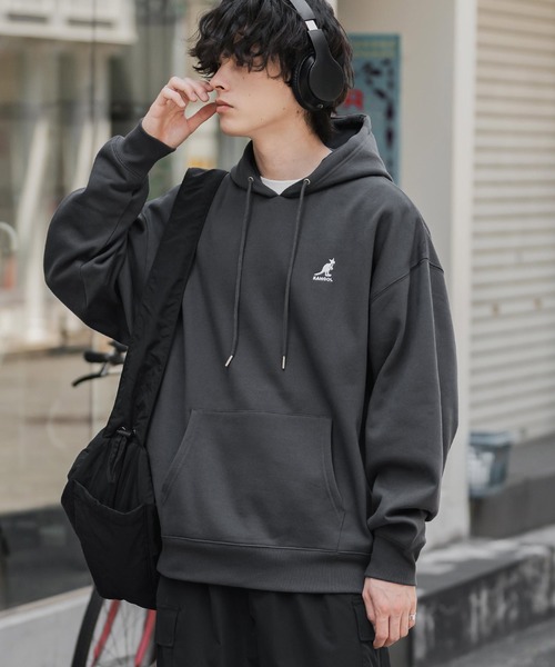 KANGOL（カンゴール） パーカー 新色追加 別注コラボオーバーサイズ裏