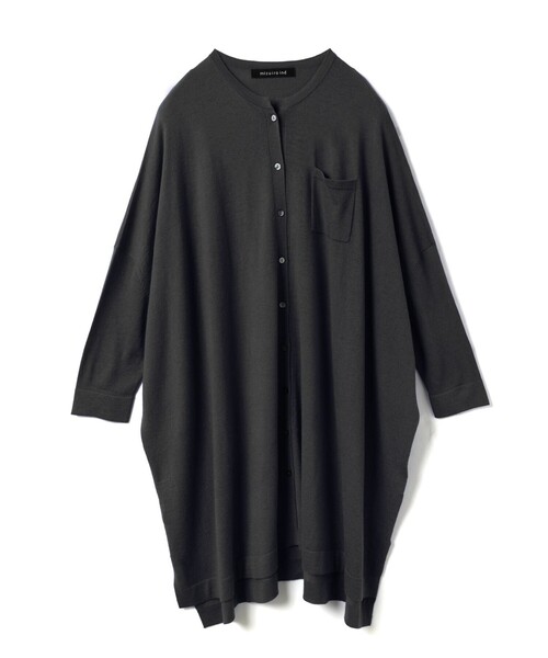 mizuiroind ハイゲージスタンドカラーワンピース　F　2024　未使用品 mizuiroind（ミズイロインド） ワンピース ハイゲージスタンドカラー