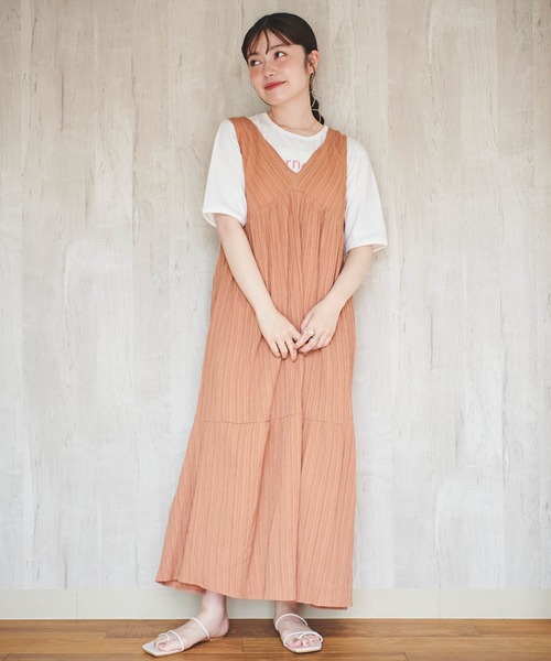 「mil」 ノースリーブワンピース XX-SMALL ブラック レディース_画像4