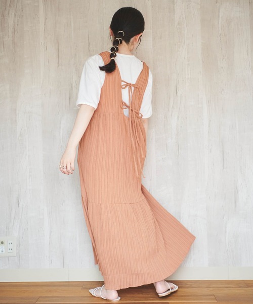 「mil」 ノースリーブワンピース XX-SMALL ブラック レディース_画像7