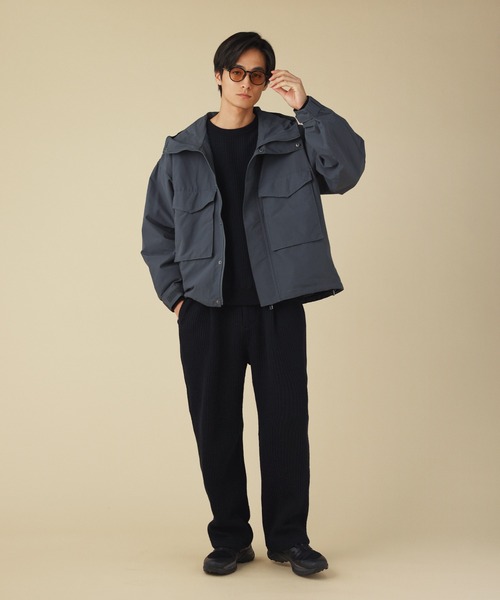 【ヒロレヴォ】 スウェットセット M ネイビー CODDERR】アーチロゴ刺繍 裏毛スウェットセットアップ/ビッグ