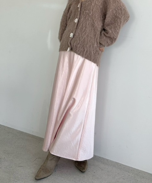 FRAY I.D / ロングスカート サテンナロースカート FRAY I.D（フレイ・アイディー） スカート サテンナロースカート