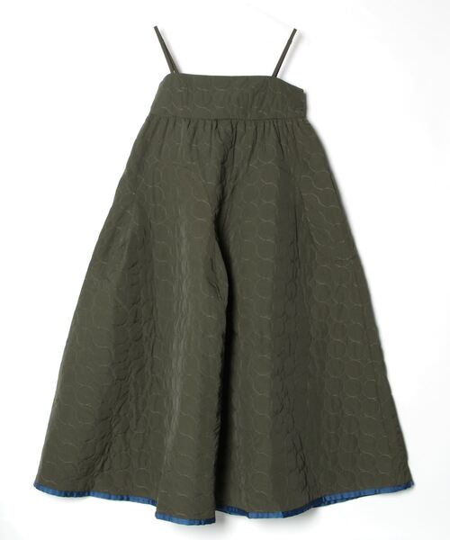 UN3D.（アンスリード） キャミソールワンピース 38 カーキ レディース