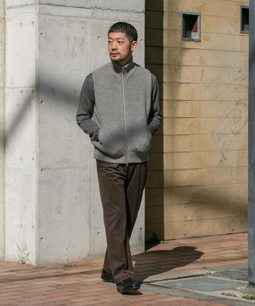 UNDECORATED ドライバーズニットベスト URBAN RESEARCH ROSSO MEN ベスト ジレ ドライバーズニットベスト