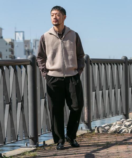 URBAN RESEARCH ROSSO MEN ベスト ジレ ドライバーズニットベスト