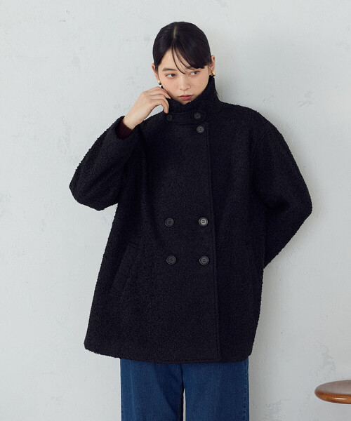 COMME CA ISM（コムサイズム） ピーコート pコート Aライン コート