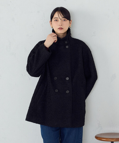 COMME CA ISM（コムサイズム） ピーコート pコート Aライン コート