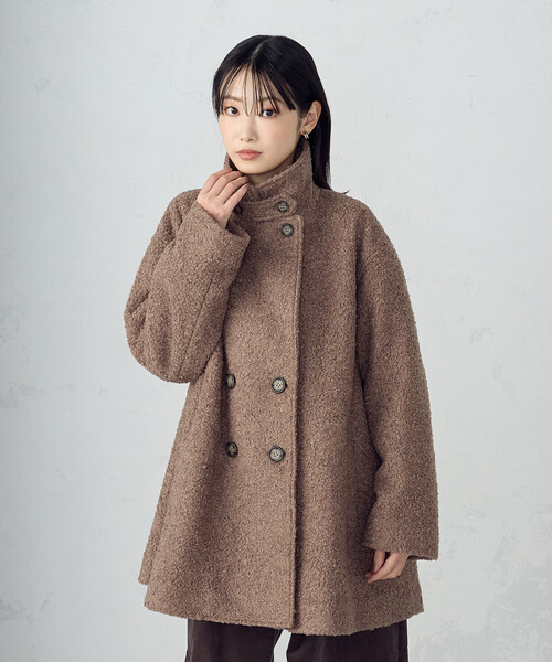 COMME CA ISM（コムサイズム） ピーコート pコート Aライン コート 