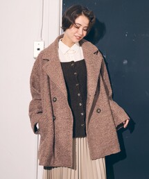 COMME CA ISM（コムサイズム） ピーコート pコート Aライン コート