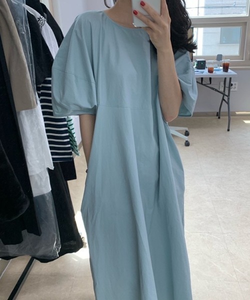 「ABITOKYO」 半袖ワンピース X-LARGE ピンク レディース_画像2